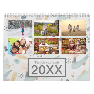 Calendrier Famille Cute Boho Créer Votre Propre Photo