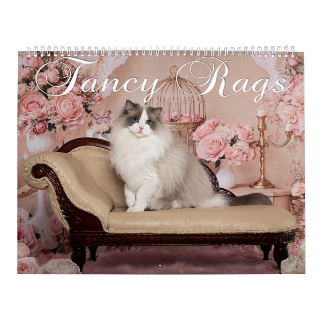 Calendrier Fancy Rags Ragdoll Cat Calendar (Protection)