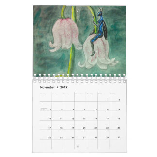 Calendrier féerique de fleur