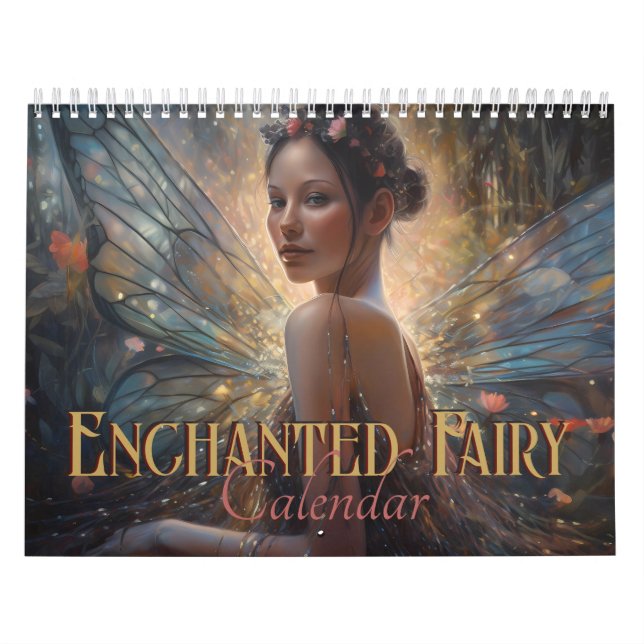 Calendrier Femmes de la fée d'Imaginaire de la fée enchantée  (Protection)