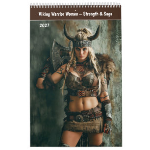 Calendrier Femmes Guerrières Viking – Force et Saga