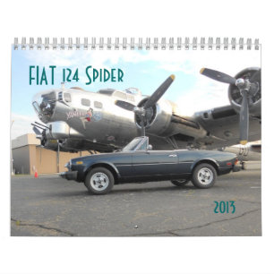 Calendrier Fiat 124 Araignée 2013