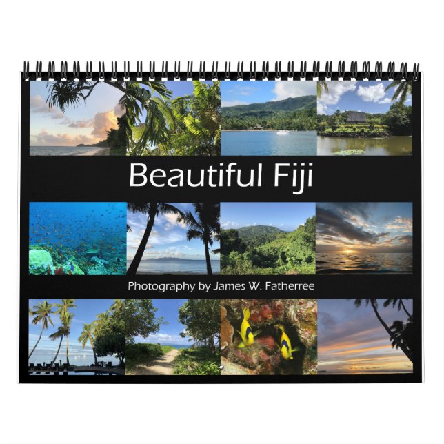 Calendrier fidjien du mur par J.W. Patrie. (Protection)