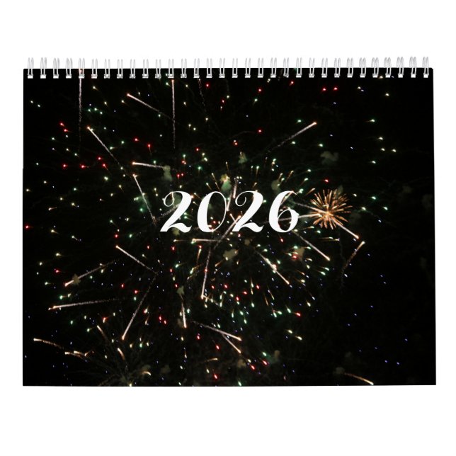 Calendrier Fireworks 2026 (Dos)