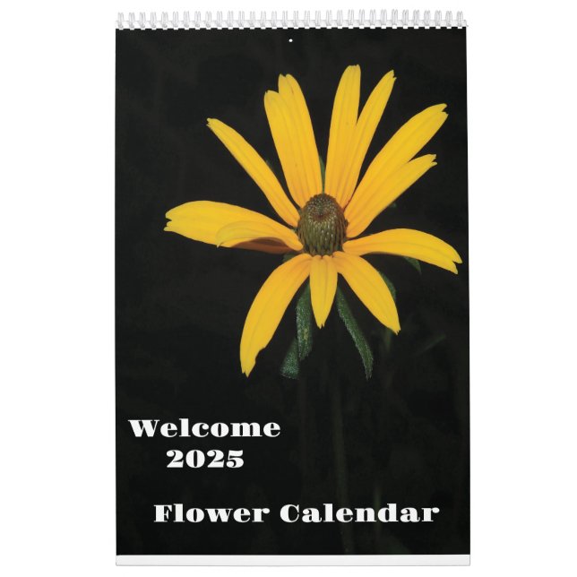 Calendrier fleur et nuit 2025 (Protection)