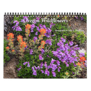 Calendrier Fleur sauvage de l'Oregon