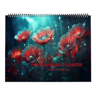 Calendrier Fleurs Aliens Imaginaires