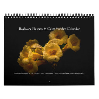 Calendrier Fleurs de jardin 63 version couleur