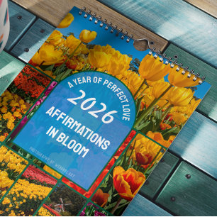 Calendrier Fleurs de Tulipe Affirmation Nouveaux Débuts Amour