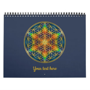 Calendrier FLEURS DE VIE - Fleur fractale 1