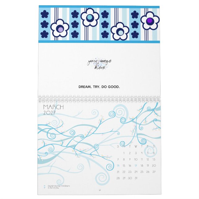 Calendrier Fleurs d'hiver (Mar 2027)