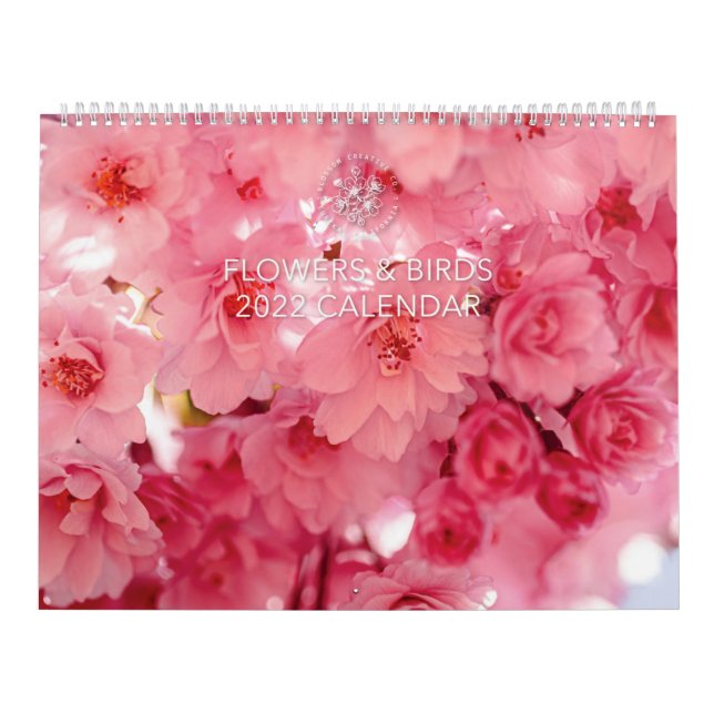 Calendrier Fleurs et oiseaux 2022 (Protection)