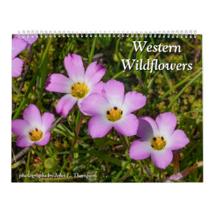 Calendrier Fleurs sauvages occidentaux 2025