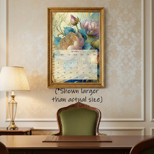 Calendrier floral baroque
