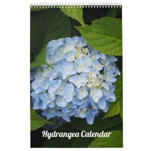 Calendrier Floral Hydrangea photo personnalisable