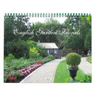 Calendrier Florales du jardin anglais