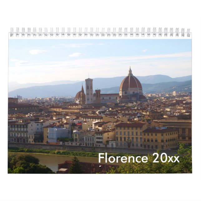 Calendrier Florence Italie photographie (Protection)