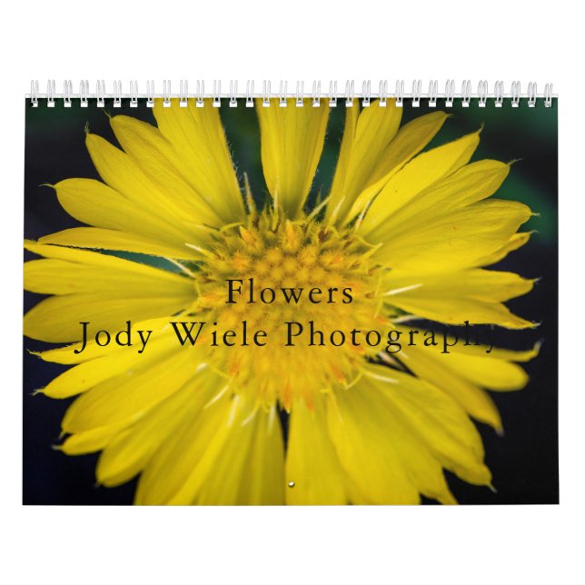 Calendrier Flower Calendar by Jody Wiele Photography (Protection)