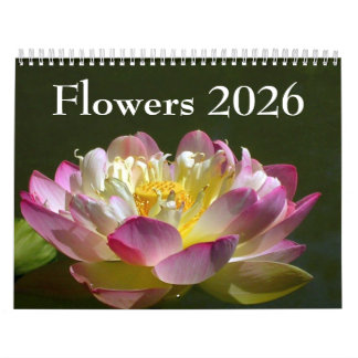Calendrier Flowers 2026 Calendar