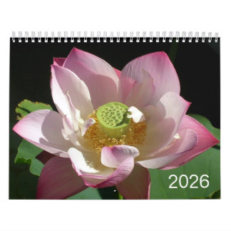 Calendrier Flowers Calendar 2026