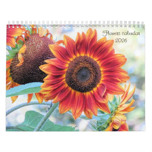 Calendrier Flowers calendar 2026  (Protection)