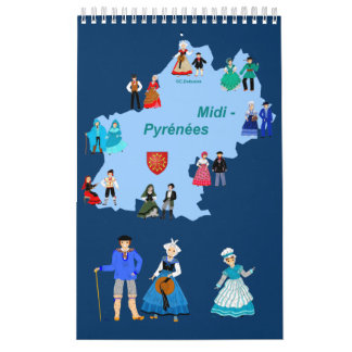 Calendrier Folklore de Midi- Pyrénées, France