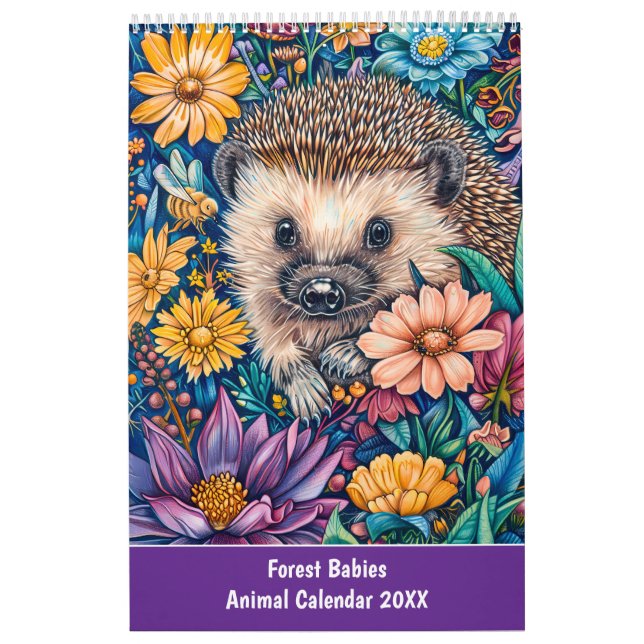 Calendrier Forest Babies – Animal Calendar 2026 (Protection)