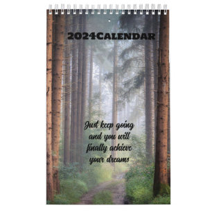 Calendrier Forêt de quatre saisons 2024