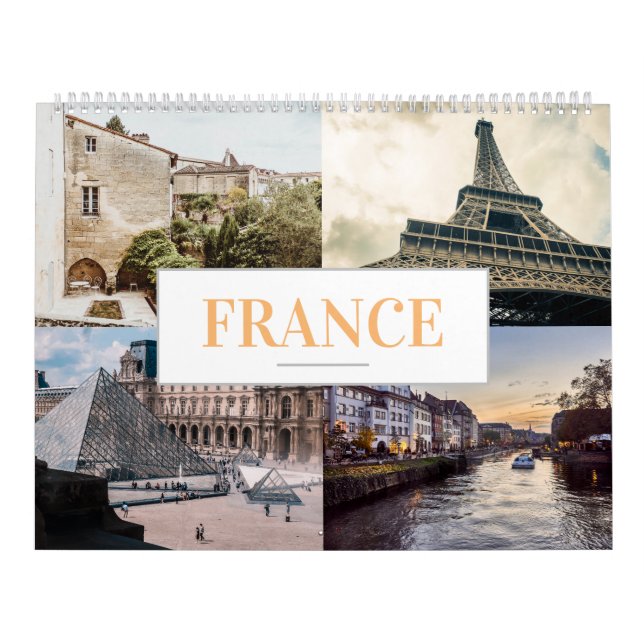 Calendrier France Accueil Art Wall Calendrier (Protection)