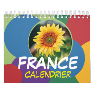 Calendrier France avec Jours Fériés   2026 Mur