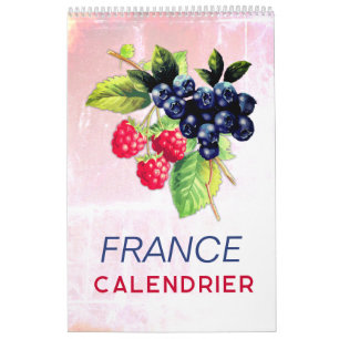 Calendrier France avec Jours Fériés   2026 Wall Calendar