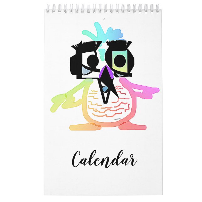 Calendrier FUNNY BIRD (Protection)