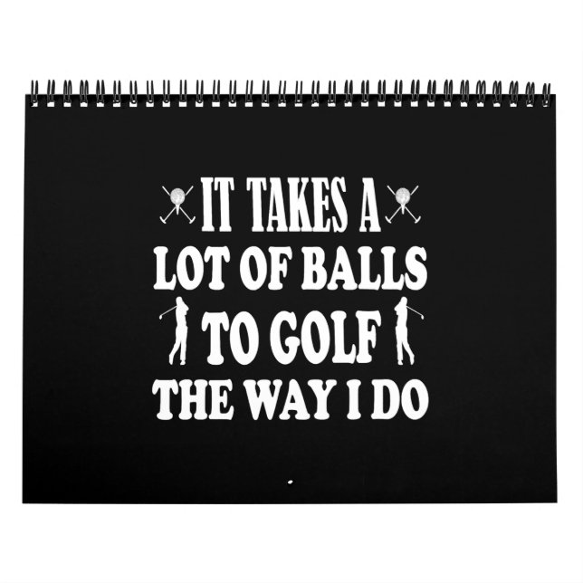 Calendrier Funny Golf (Protection)