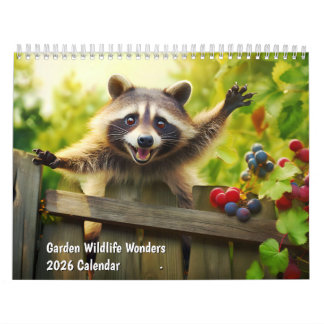 Calendrier Garden Wildlife Wonders 2026 Calendar