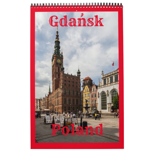 Calendrier Gdańsk - Danzig - Pologne - Europe (Protection)