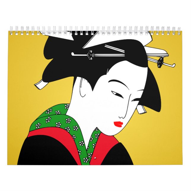 Calendrier Geisha Girl japonaise (Protection)