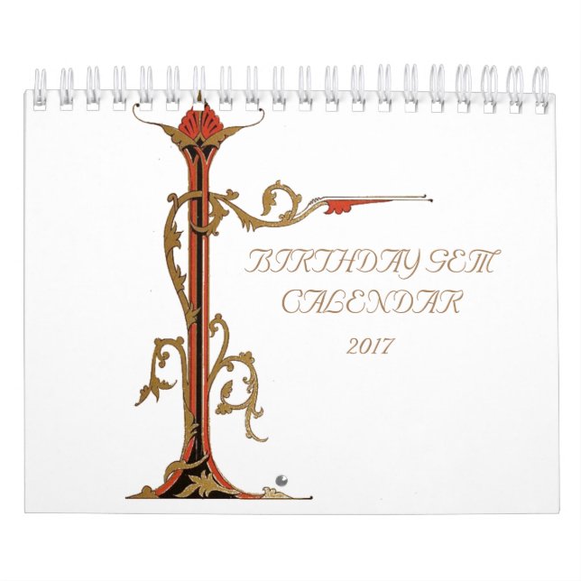 Calendrier Gemmes d'Anniversaire (Protection)