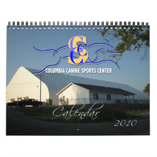 Calendrier générique de 2010 chiens de sports