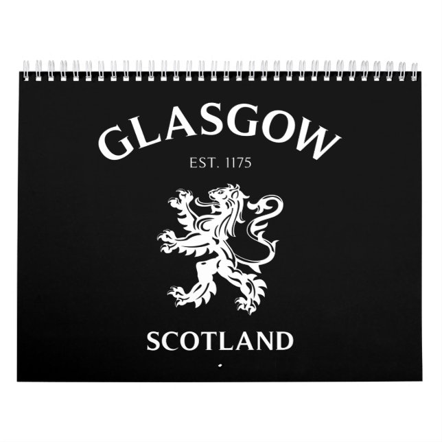 CALENDRIER GLASGOW, ÉCOSSE (Protection)