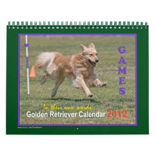 Calendrier Golden Retriever 2012