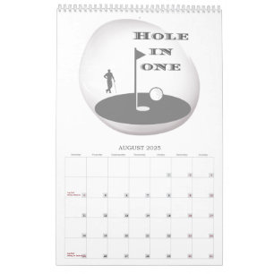 Calendrier Golf