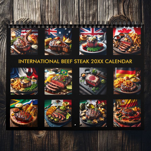 Calendrier Goût du Monde : 20XX International Beef Steak (Créateur téléchargé)