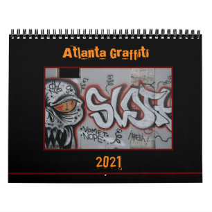 Calendrier Graffiti d'Atlanta 2021