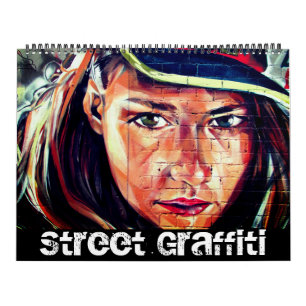 Calendrier graffiti de rue 2025