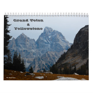Calendrier grand de Teton et de Yellowstone