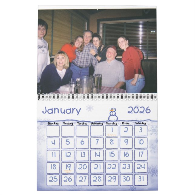 Calendrier Grand-père et grand-mère, 2007 (Jan 2026)