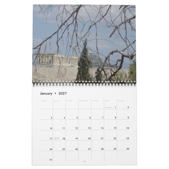 Calendrier Grèce 2010 (Jan 2027)