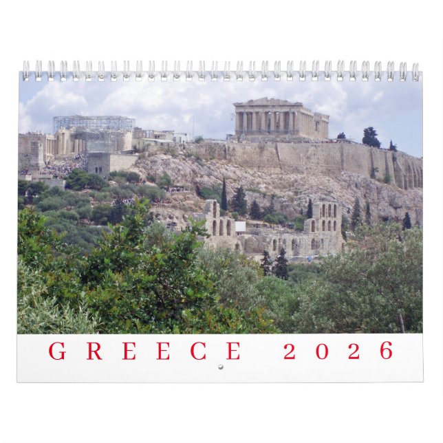 Calendrier Grèce 2026 (Protection)
