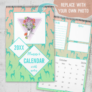 Calendrier Greyhound whippet Amoureux de les chiens Custom ph