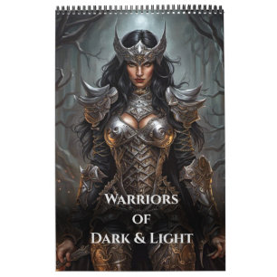 Calendrier Guerriers de Dark & Light par Ivy et Bat Art